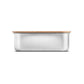 SHINO - Marmita em Aço Inox e Tampa de Bambu - 800ml - Ref. 94025