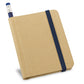 BRONTE - Mini Caderno A7 Capa Dura Kraft Sem Pauta com Lápis - Ref. 93422