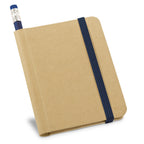 BRONTE - Mini Caderno A7 Capa Dura Kraft Sem Pauta com Lápis - Ref. 93422