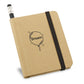 BRONTE - Mini Caderno A7 Capa Dura Kraft Sem Pauta com Lápis - Ref. 93422