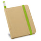 BRONTE - Mini Caderno A7 Capa Dura Kraft Sem Pauta com Lápis - Ref. 93422