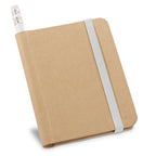 BRONTE - Mini Caderno A7 Capa Dura Kraft Sem Pauta com Lápis - Ref. 93422