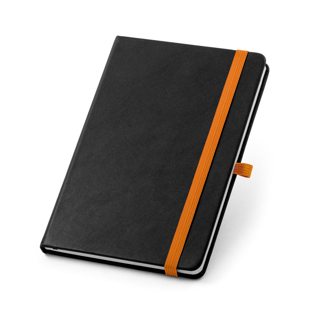 ROTH - Caderno A5 Capa Dura em PU Pautado Elástico e Porta Caneta Colorido - Ref. 93592