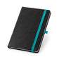 ROTH - Caderno A5 Capa Dura em PU Pautado Elástico e Porta Caneta Colorido - Ref. 93592