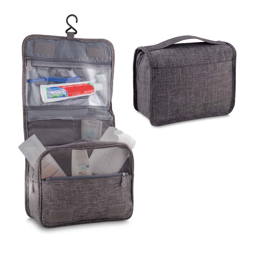 Necessaire em Poliéster com Gancho - 20 x 24 x 10 cm - Ref. NERU613