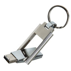 Pen Drive Giratório Cromado e Chaveiro - 037