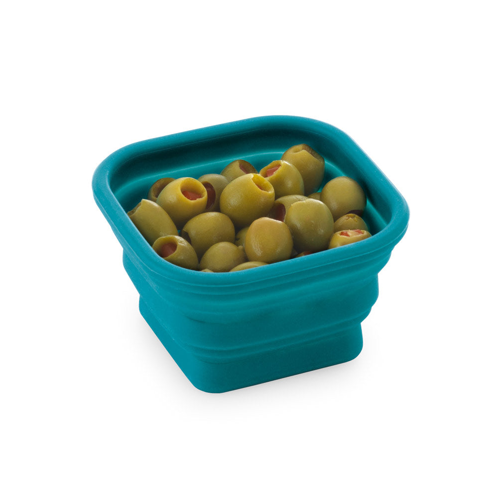 PAPRIKA - Petisqueira em Bambu com 2 Potes Retráteis de Silicone - 93898