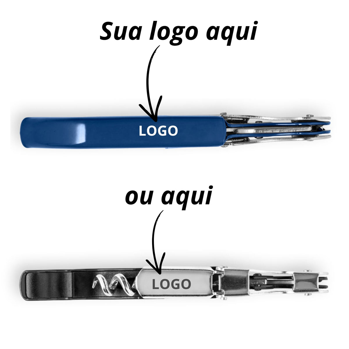 Saca-rolha Abridor de Garrafa em Inox - MALBEC - Ref. 94117