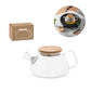 SNEAD - Bule em Vidro Borossilicato com Tampa e Bambu 750ml - Ref. 94238