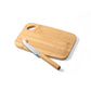CAPPERO - Kit de Queijo com Tábua e Faca em Bambu - Ref. 94028