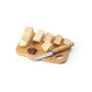 CAPPERO - Kit de Queijo com Tábua e Faca em Bambu - Ref. 94028