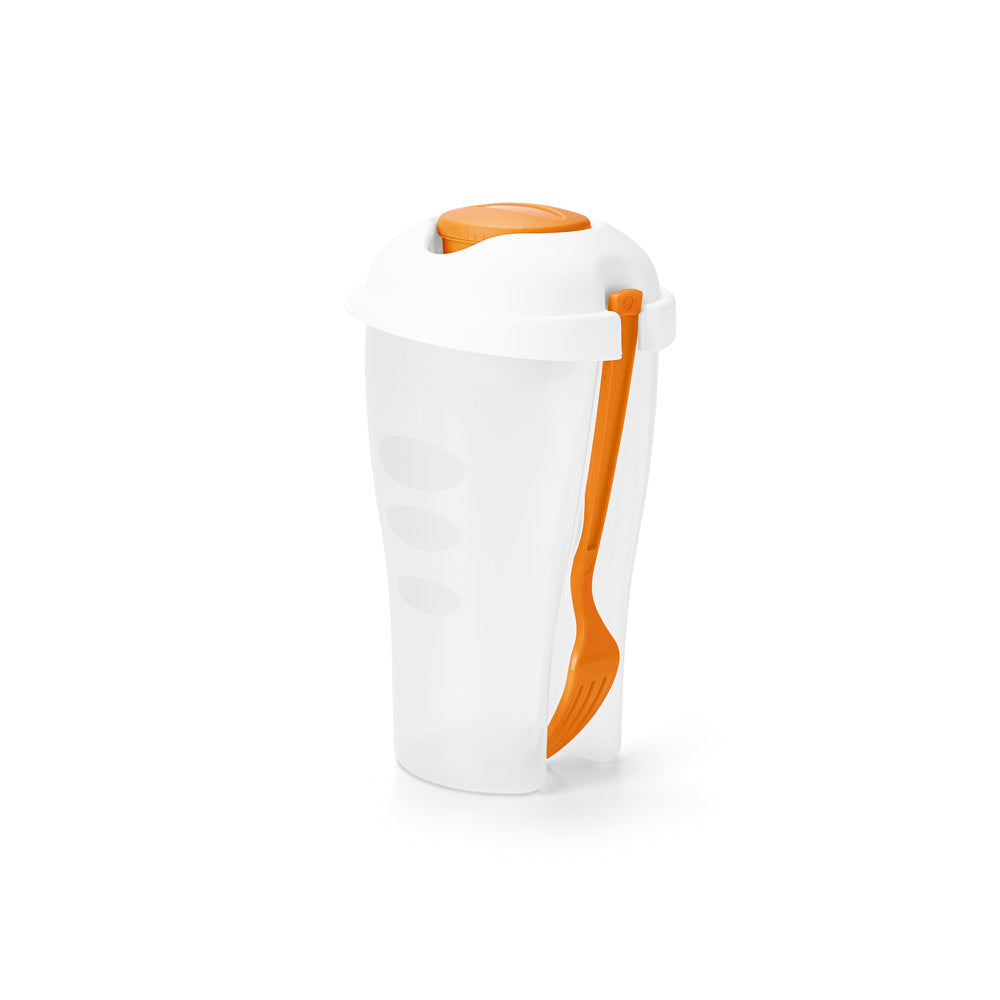 TURMERIC - Copo para Salada com Garfo e Molheira - 850ml - Ref. 53878