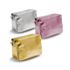 LOREN - Necessaire Metalizada  - 14 x 9,5 x 7cm - Ref. 92713