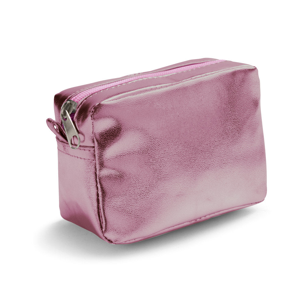 LOREN - Necessaire Metalizada  - 14 x 9,5 x 7cm - Ref. 92713