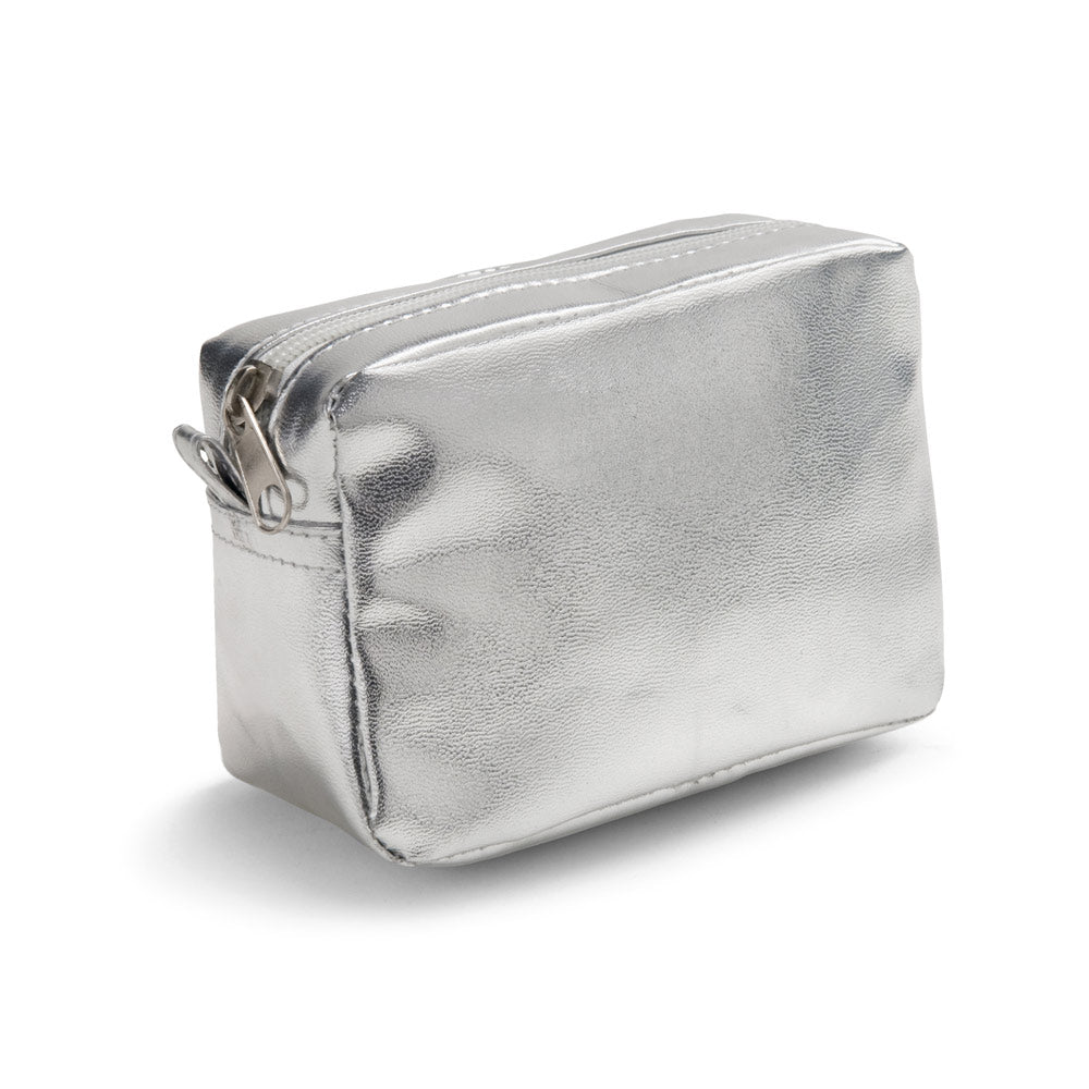 LOREN - Necessaire Metalizada  - 14 x 9,5 x 7cm - Ref. 92713