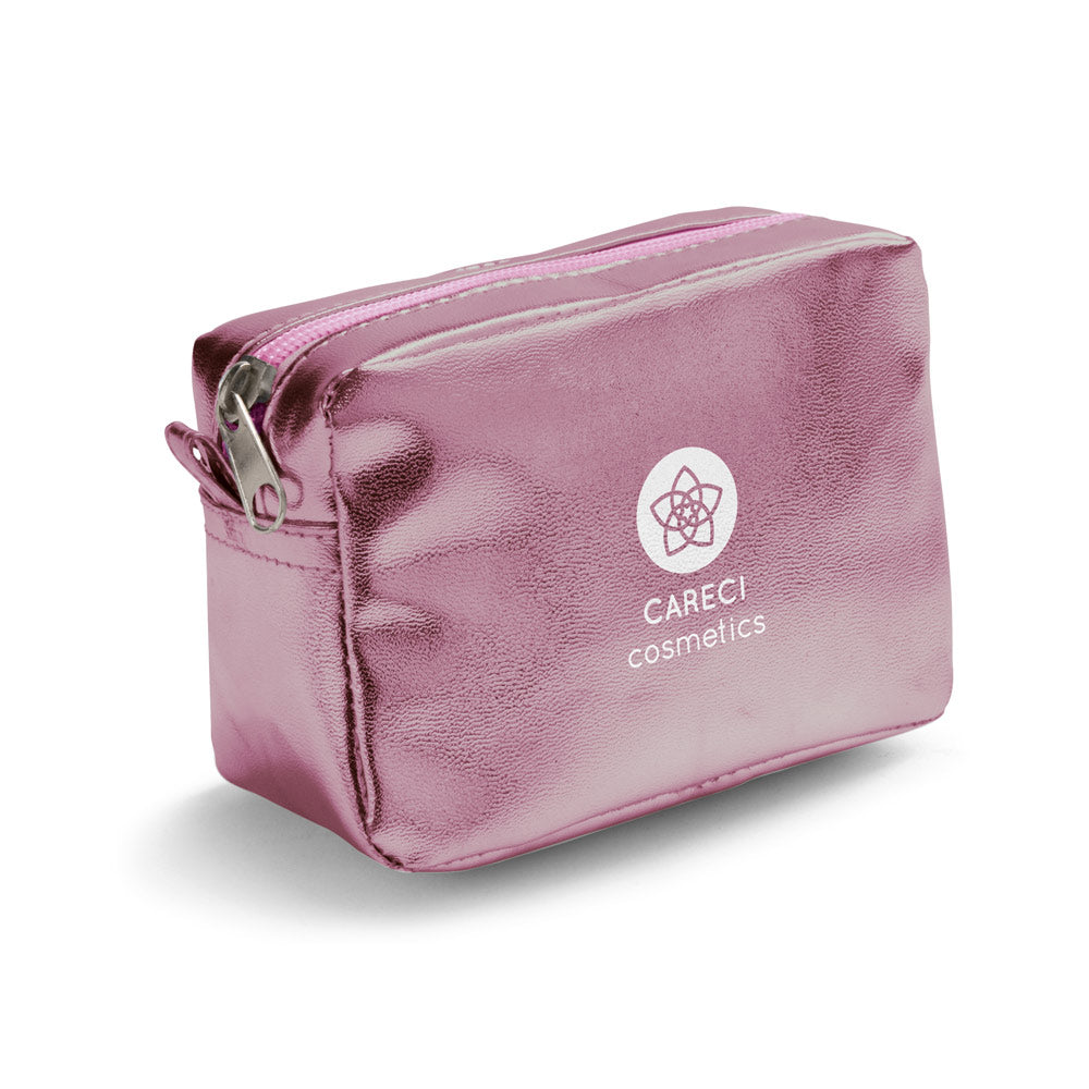 LOREN - Necessaire Metalizada  - 14 x 9,5 x 7cm - Ref. 92713