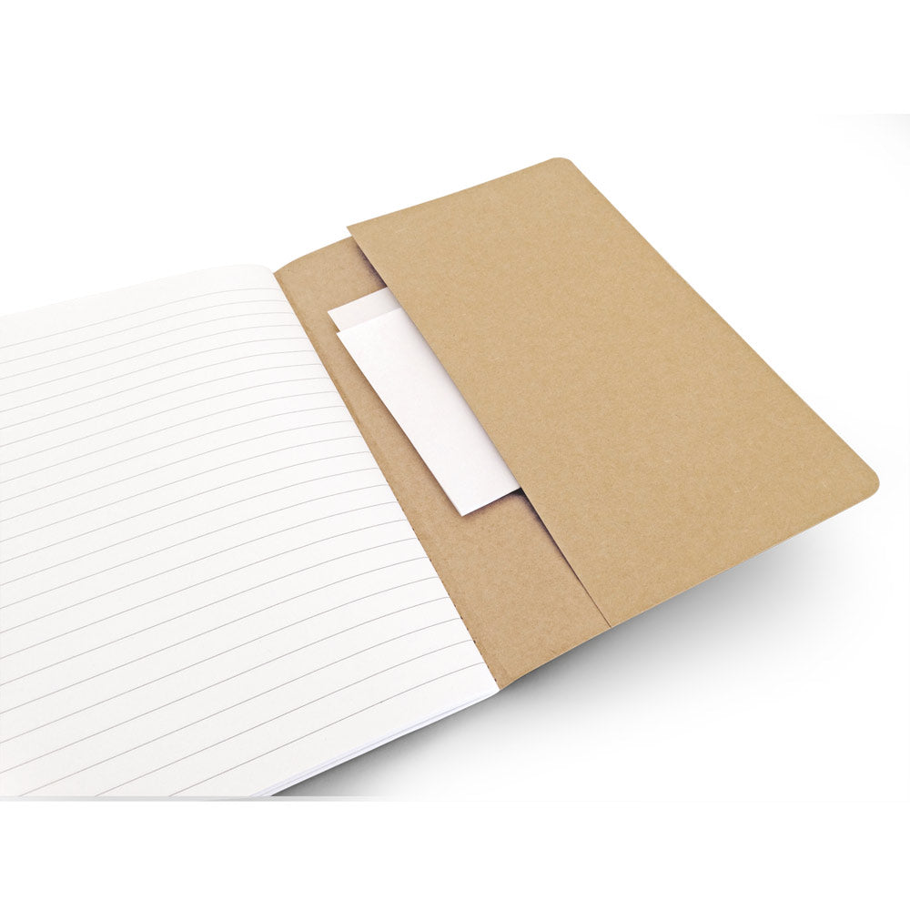 KOSTOVA - Caderno A5 Capa Kraft - 14,4x21cm - REF. 93439 &