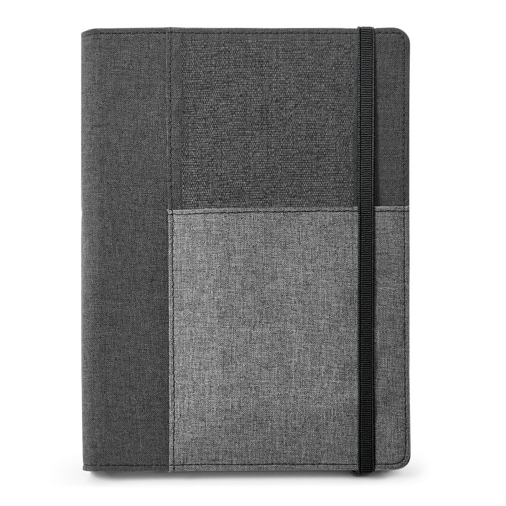PESSOA - Caderno com Capa em Tecido e Bolso - REF. 93734 & | 16 x 22 cm