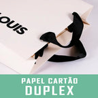 Sacola Shopping SM1 - Personalizada - Papel Cartão DUPLEX